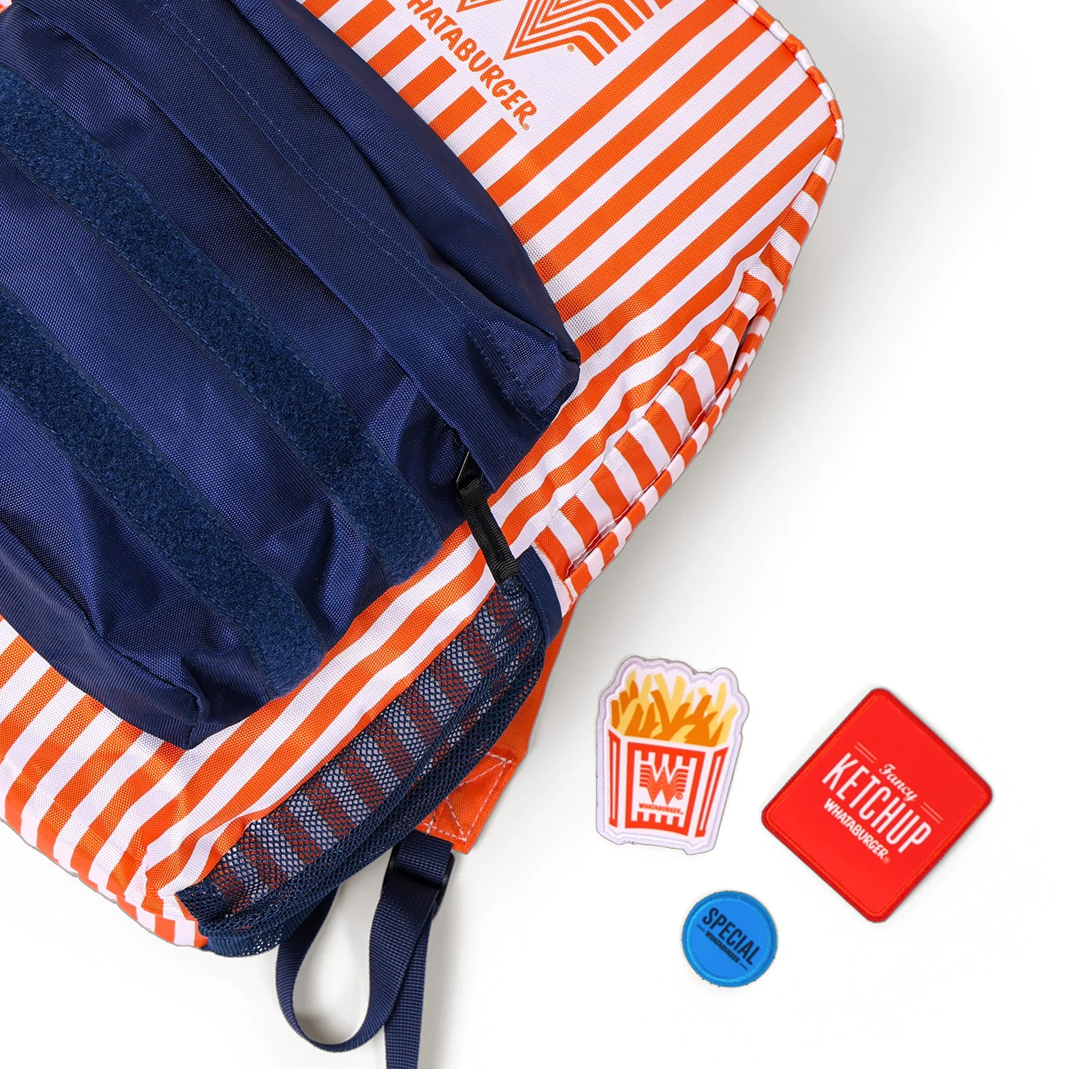 Striped Patch Backpack - Image 3